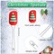 Christmas Silicone Spatula Set of 8 Spatula with Santa Claus Design Spatula for Decorating Christmas Cakes